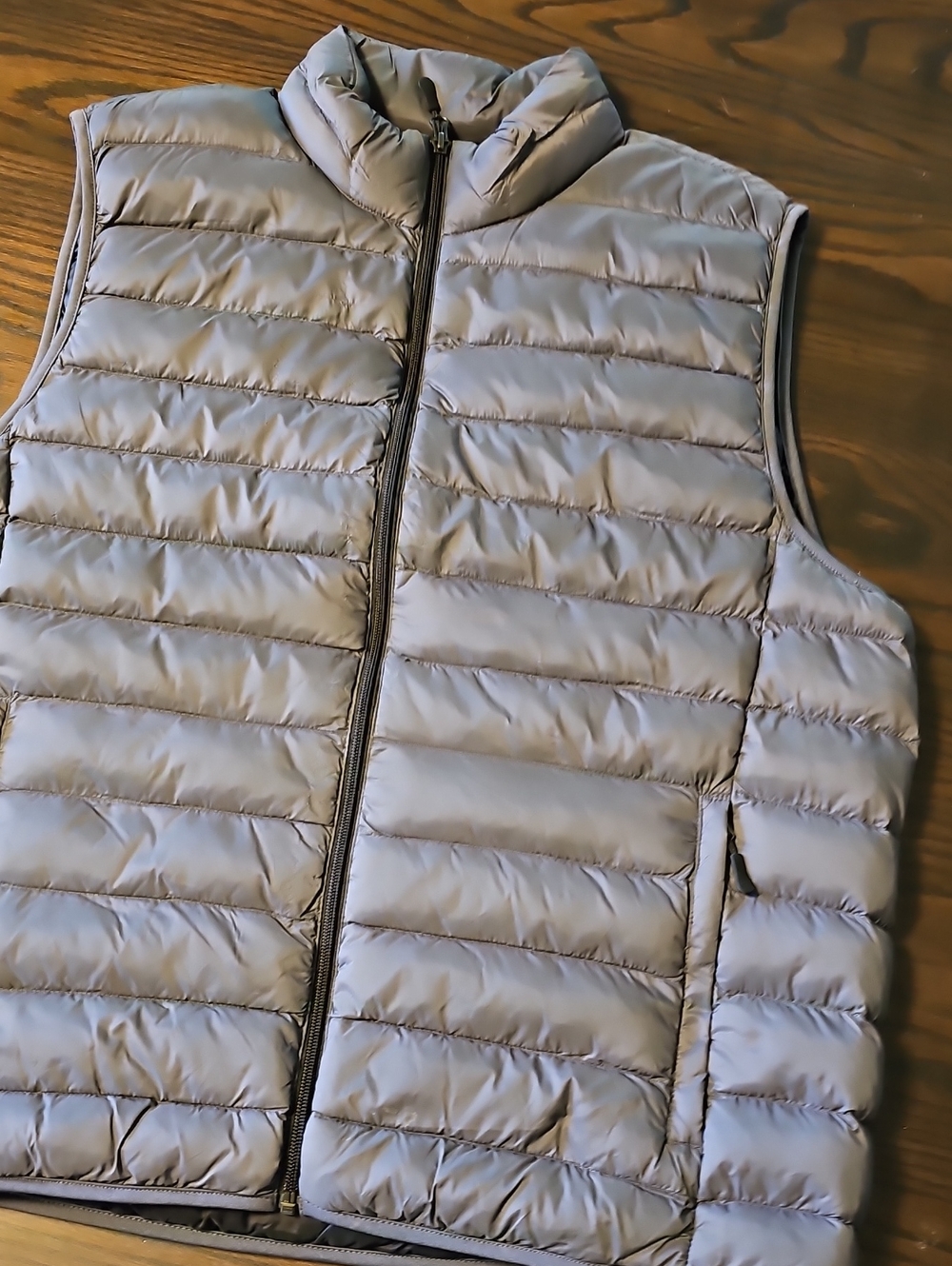 32 Degrees Gray Quilted Puffer Vest